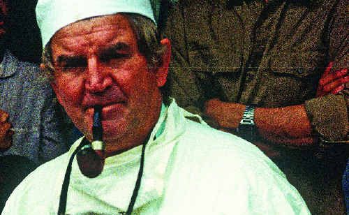 A young Cam Hollows with his dad, the revered eye surgeon Dr Fred Hollows. A young Cam Hollows with his dad, the revered eye surgeon Dr Fred Hollows.